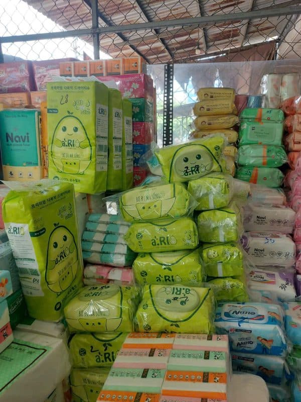 Khăn giấy khô rút để bàn hộp chữ nhật - Image 2